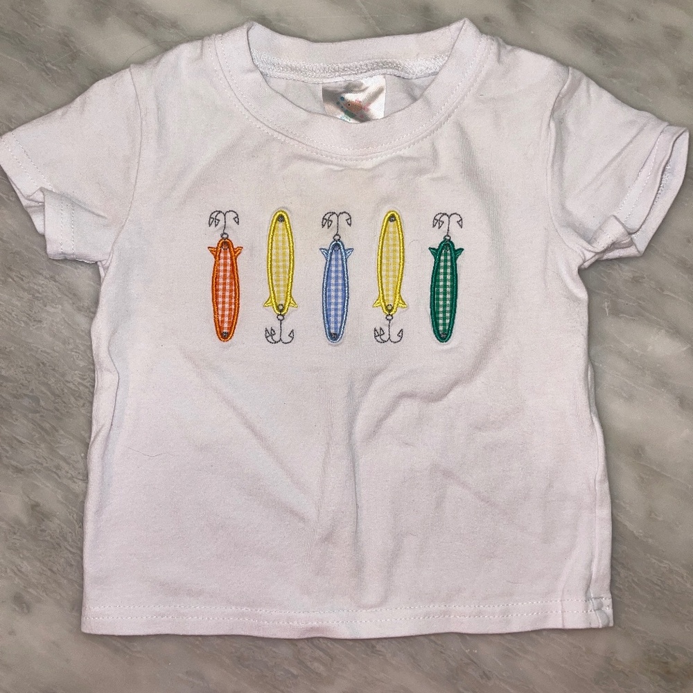 Stitchy Fish t shirt size 9m